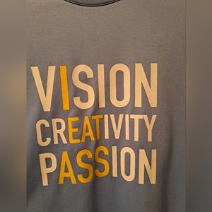 Gray T-Shirt with Motivational Print
